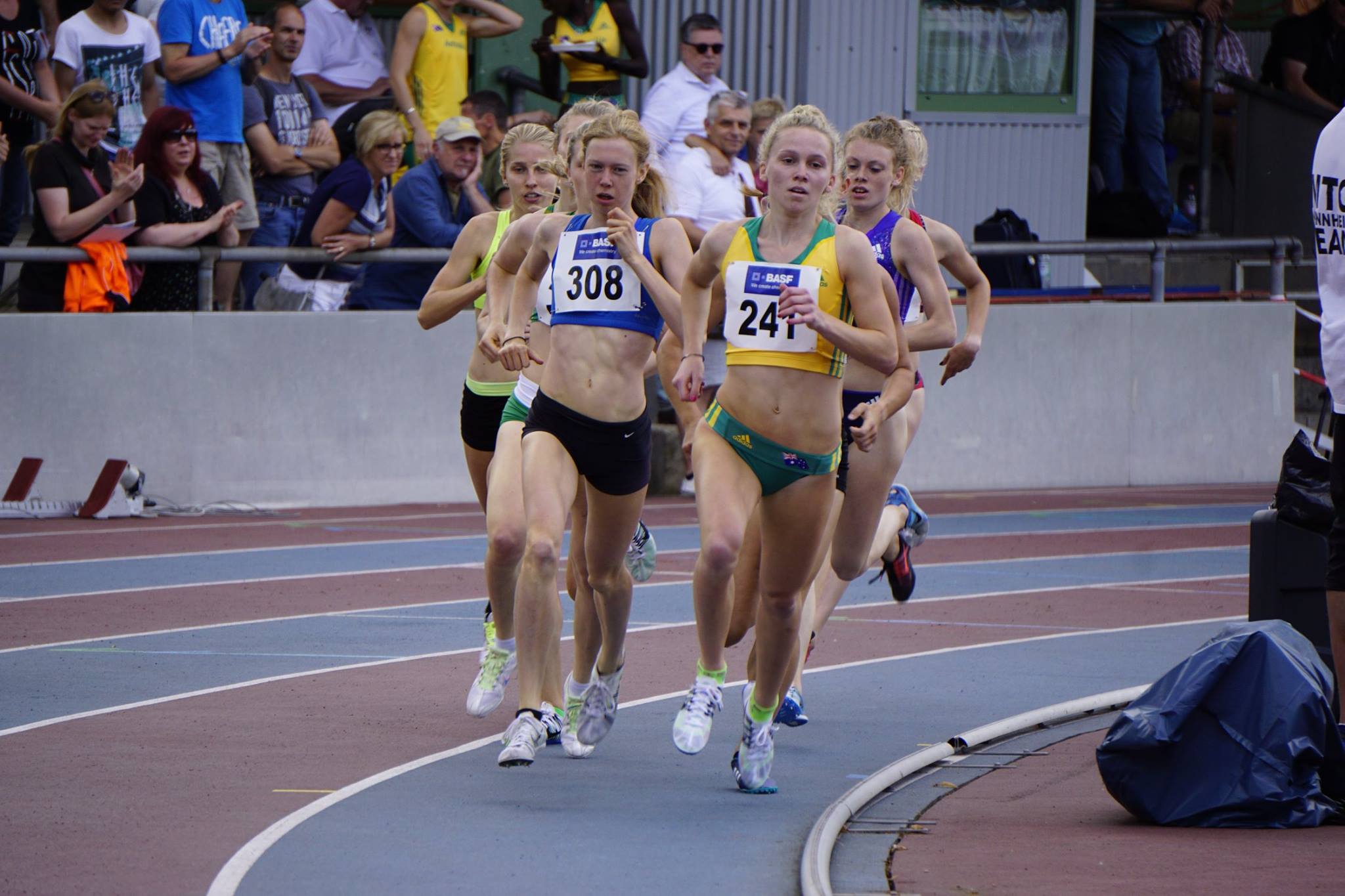 Mannheim, Germany, Sarah Billings: Photo courtesy of Athletics Australia http://athletics.com.au/