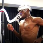 Mo Farah doing hypoxic Intermittent Training