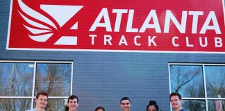 New Atlanta Track Club Elite Olympic Development Team members (from left to right): Jim Rosa, Patrick Peterson, Carmen Graves, Rob Mullet, Megan Malasarte and Joe Rosa (photo courtesy of the Atlanta Track Club)