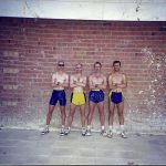 Seville 1999 World Championships from left to right Steve Moneghetti, Sean Quilty, Pat Carroll, Shaun Creighton