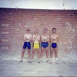 Seville 1999 World Championships from left to right Steve Moneghetti, Sean Quilty, Pat Carroll, Shaun Creighton.