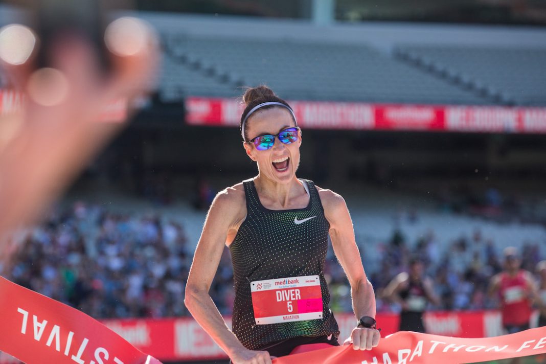 Sinead Diver sets a new course record in the Medibank ...