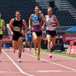 James Hansen competes in the heats of the 2018 Australian 1500m championships