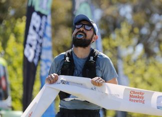 Justin Scarvaci wins the Margaret River Ultra men's race