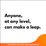 anyone can make a leap