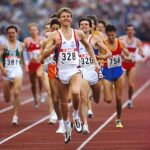 Steve Cram wins gold from Seb Coe in the 1500m at the 1986 European Championships