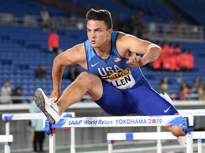 Eagles wide receiver Devon Allen runs third-fastest 110m hurdles