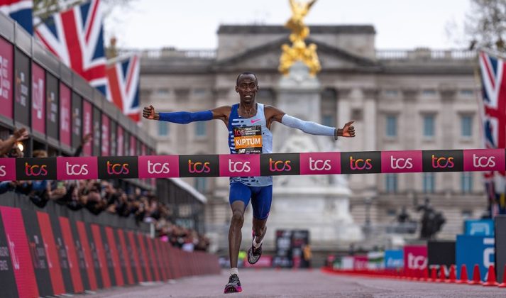 Marathon World Record Holder Kelvin Kiptum and Coach Gervais Hakizimana ...