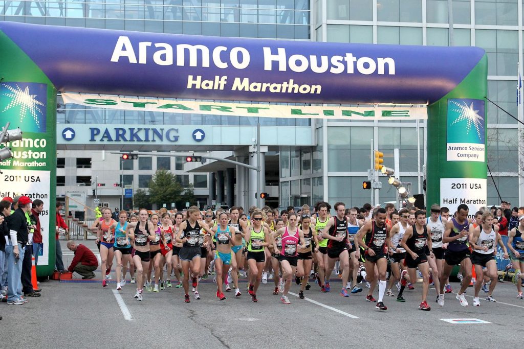 Anticipation Peaks for the 2024 Aramco Houston Half Marathon Runner's