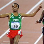 Paul Tergat (KEN) and Haile Gebrselassie