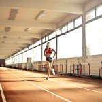 woman runs