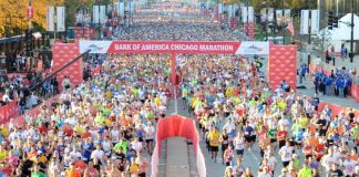 The Chicago Marathon receives the World Athletics Heritage Plaque, honoring its rich history and global impact on marathon running since 1977.