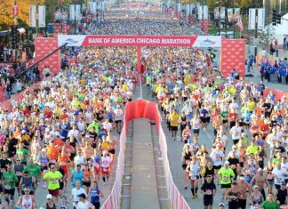 The Chicago Marathon receives the World Athletics Heritage Plaque, honoring its rich history and global impact on marathon running since 1977.