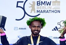 Ethiopia shines at the 50th Berlin Marathon, winning both men's and women's races and securing five of the six podium spots in a dominating performance.