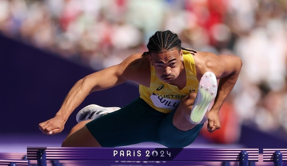 Tayleb Willis, a top Australian hurdler, won gold at the 2024 Oceania Championships and is competing at the Paris Olympics.