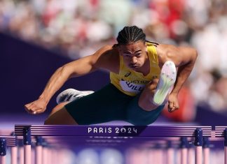 Tayleb Willis, a top Australian hurdler, won gold at the 2024 Oceania Championships and is competing at the Paris Olympics.