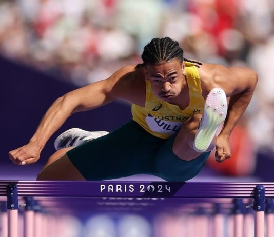 Tayleb Willis, a top Australian hurdler, won gold at the 2024 Oceania Championships and is competing at the Paris Olympics.