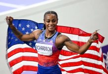 Sha'Carri Richardson was honored with the renaming of the track at John Kincaide Stadium in Dallas, marking her remarkable achievements in athletics.