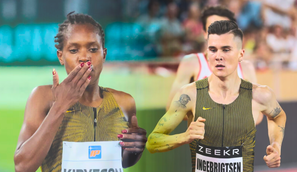 Faith Kipyegon vs. Jakob Ingebrigtsen: Who defines today's middle-distance running? A deep dive into their achievements, records, and legacy.