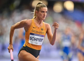 Alica Schmidt shifts to 800m, preparing to compete against top athletes Mary Moraa, Keely Hodgkinson, and Athing Mu. Ready for a thrilling challenge.