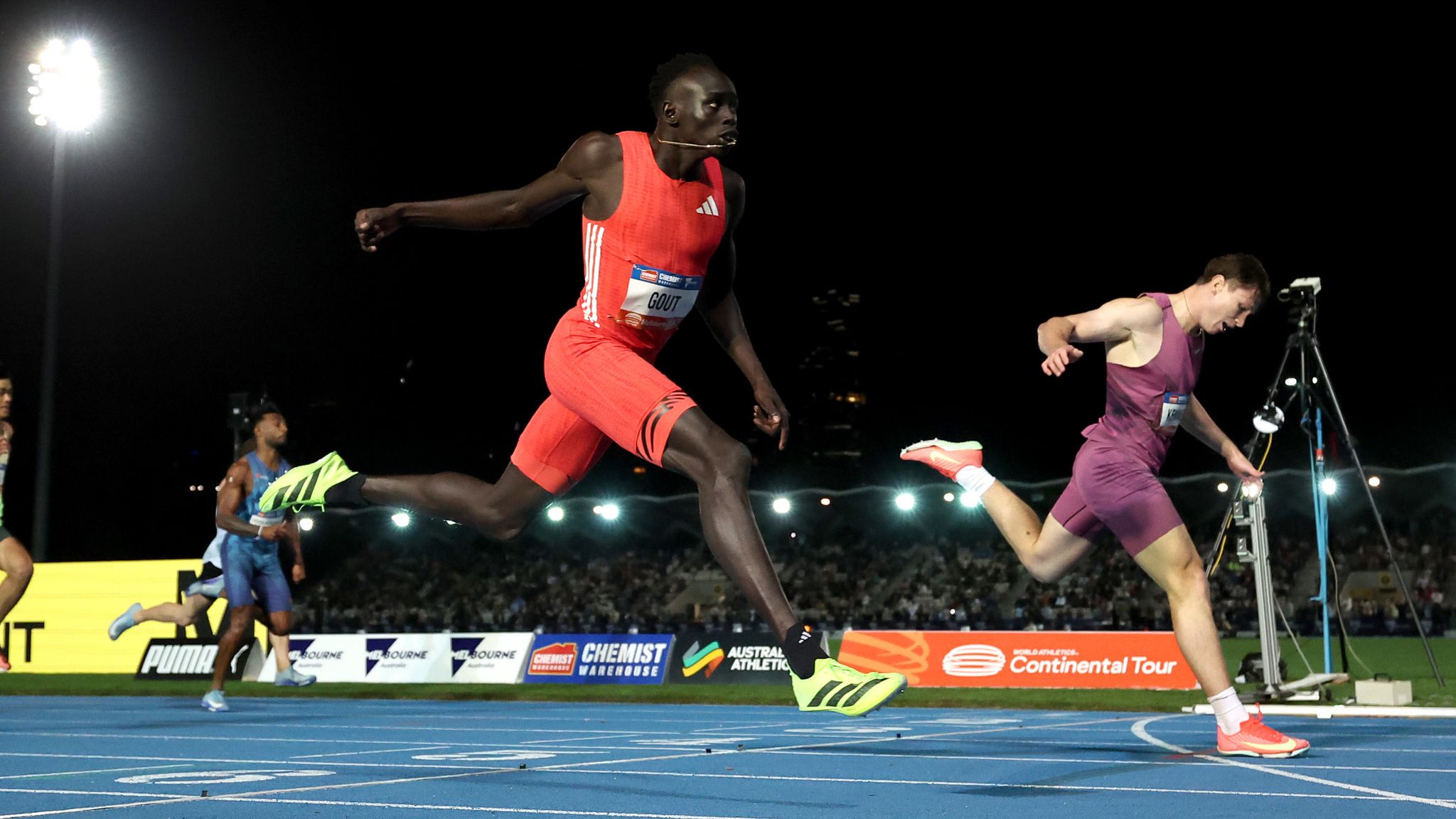 Gout Gout vs. Lachie Kennedy at the Maurie Plant Meet